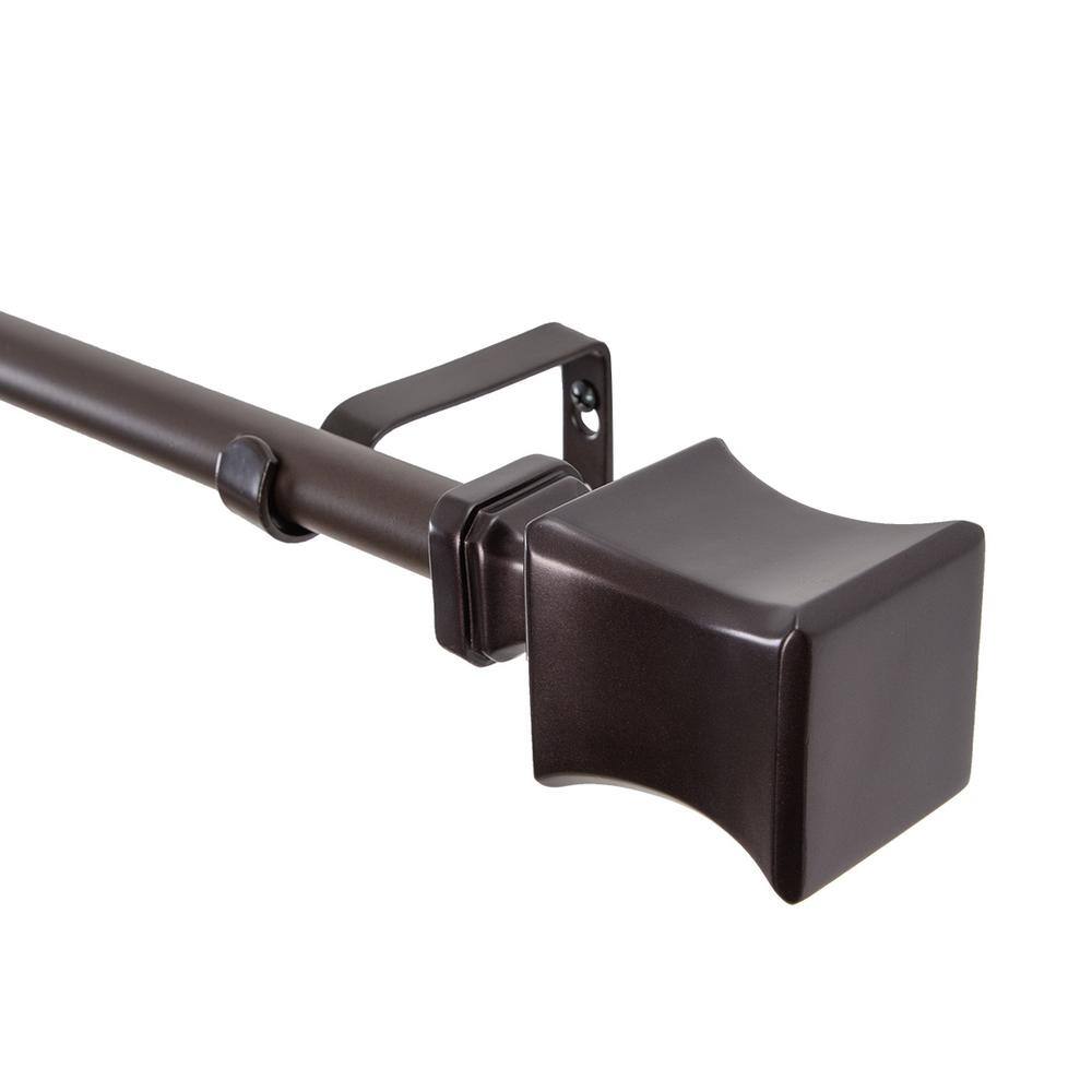 Adjustable Oil Rubbed Bronze 48-86 Inch Curtain Rod