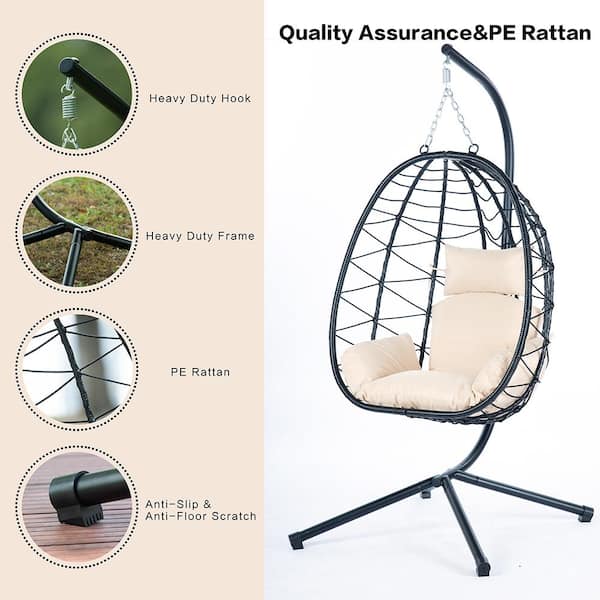 Egg chair online floor