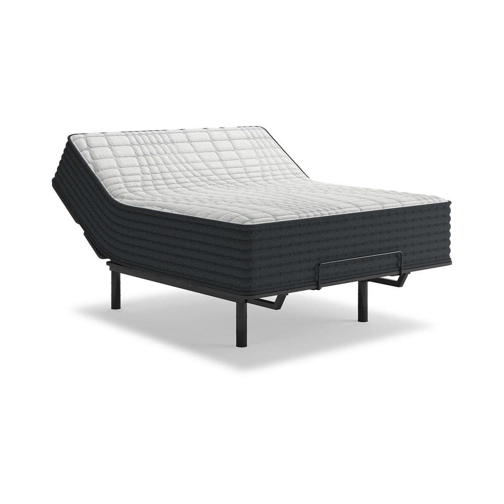 King Size Gray and Black Innerspring Adjustable Mattress