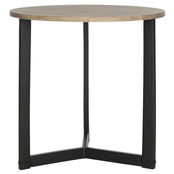 SAFAVIEH Ballard Light Brown/Black End Table