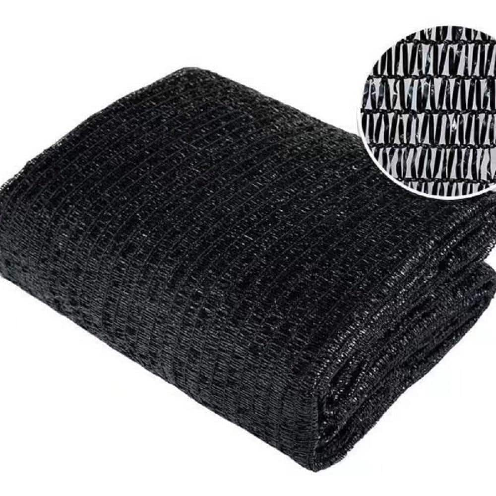 10 ft. x 20 ft. 70% Black Sunblock Shade Panel Cloth Net Mesh Shade with Gr