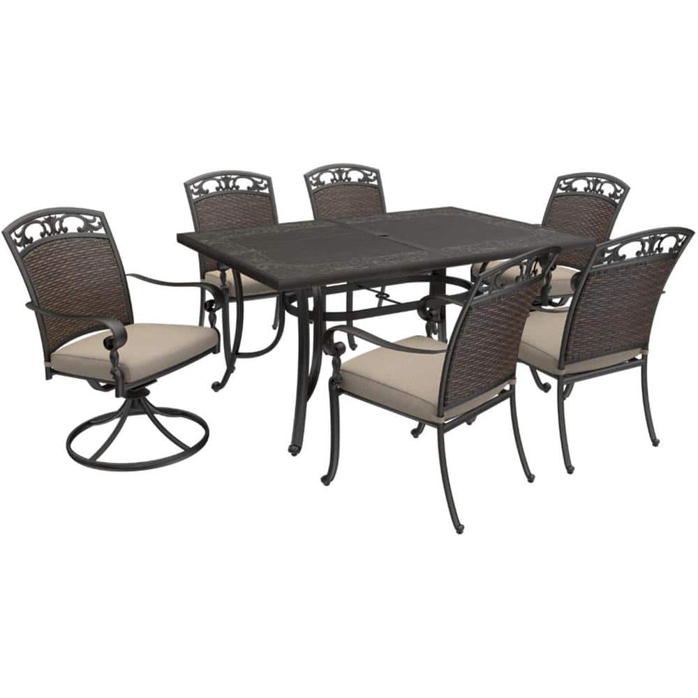 Reviews for Pacific Casual Wilshire Heights 7Piece Cast and Woven Back