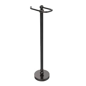 Oil Rubbed Bronze pedestal freestanding Toilet Paper & Brush Holder CC 