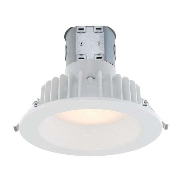 EnviroLite Easy Up 6 in. White Integrated LED Recessed Kit