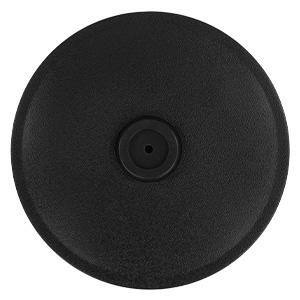 Black Round Concrete Outdoor Umbrella Base, 26 lbs