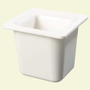 Coldmaster 6 in. Sixth Size Deep White Standard Food Pan