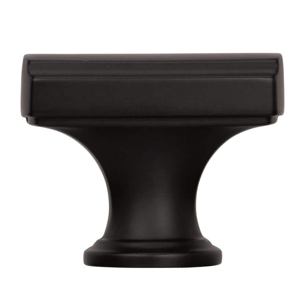 Highland Ridge Black Bronze Rectangular Bar Knob with Mounting Hardware