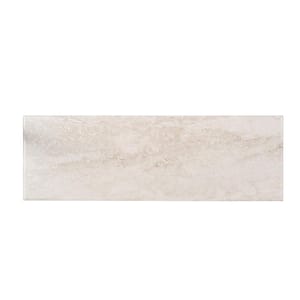 Travertine Inkjet Beige/Cream 6 in. x 18 in. Matte Ceramic Wall Tile (0.75 sq. ft. / Each)