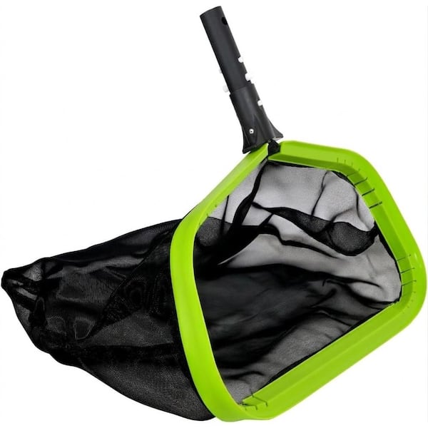 Pool Skimmer Net with Nylon Deep Bag and Aluminum Frame 17.32 x 12.2 x 1.32 in, Rake Style Pole Not Included