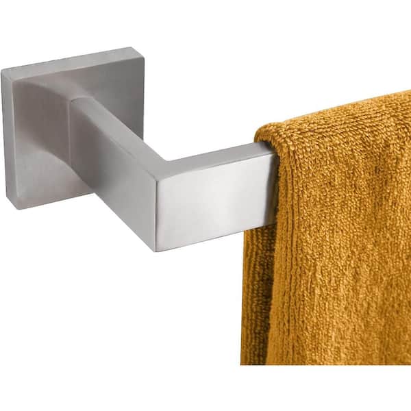 32 in. Wall Mounted, Towel Bar in Brushed Nickel