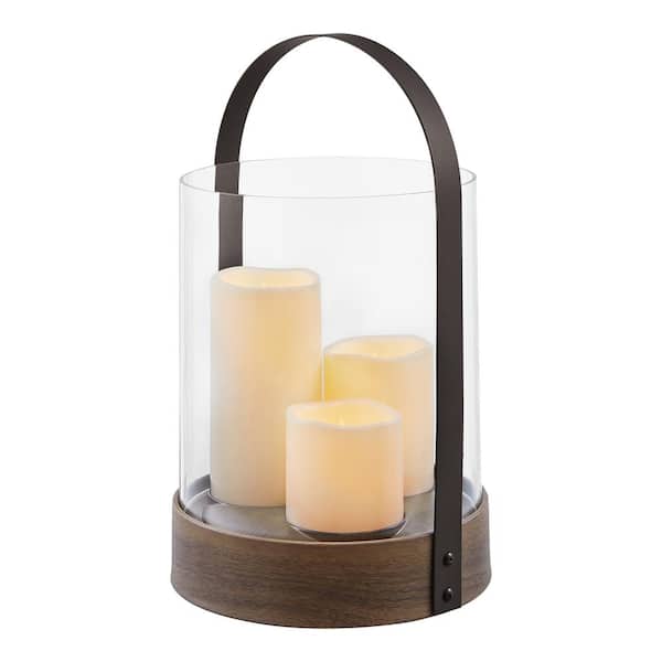 As Is Indoor/ Outdoor 14 Carriage Lantern with Candle 