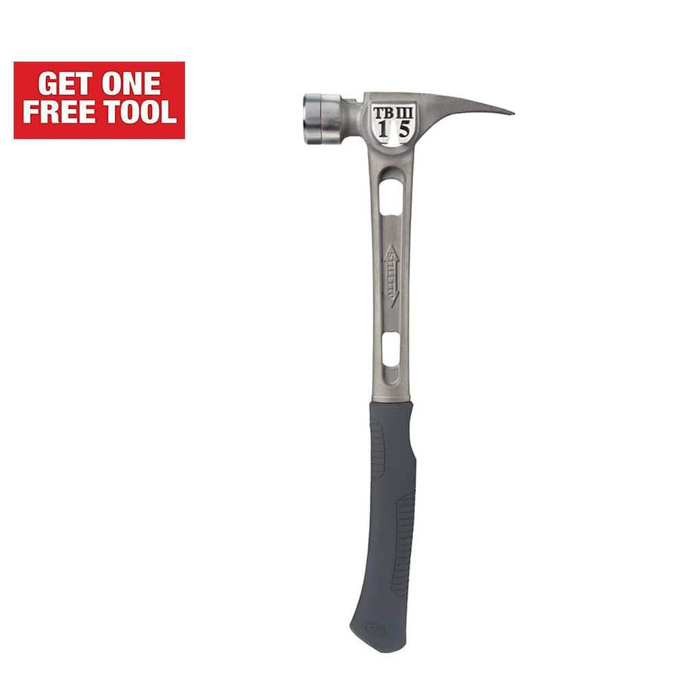 Home Hand Tools Home Hammers & Mallets 14 Oz 15.25" Curved Handle Ti