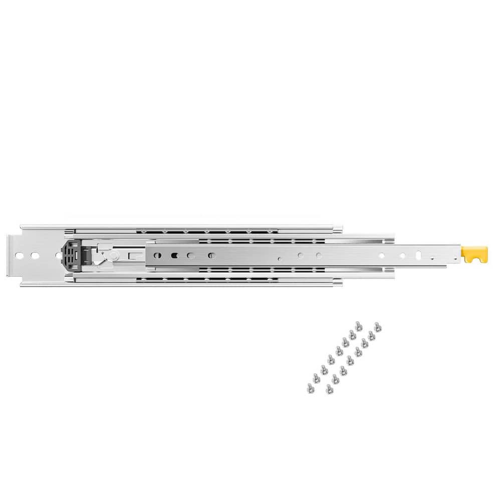 Full Extension Drawer Slides 22 in. Carbon Steel, Side Mount Heavy Duty Drawer Slides, 1-Pair for 500 lbs. 2025 Upgrade price history on PriceWatchPro