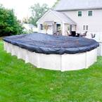 Premium 18 ft. x 33 ft. Oval Above Ground Pool Leaf Net