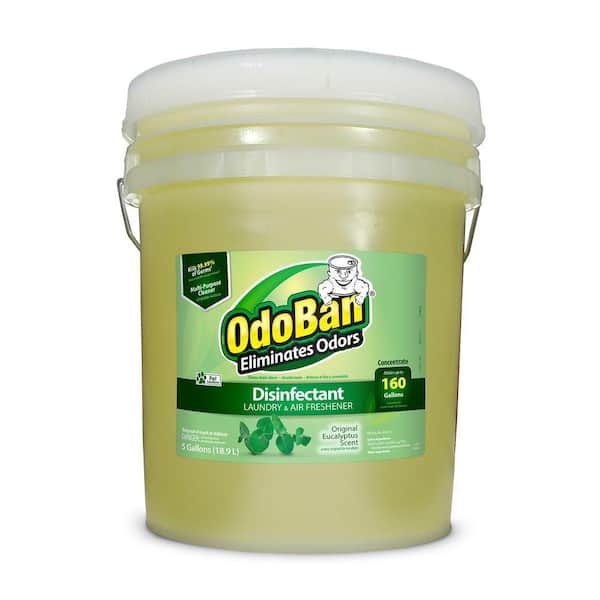 OdoBan 5 Gal. Eucalyptus Disinfectant and Odor Eliminator, Fabric Freshener, Mold Control, Multi-Purpose Cleaner Concentrate