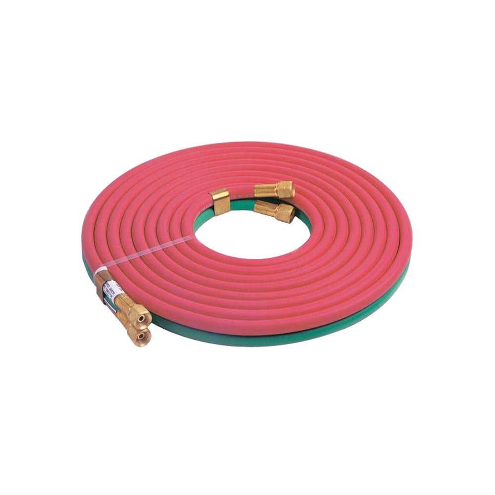 Lincoln Electric 1/4 in. x 25 ft. R-Grade Oxygen-Acetylene Hose KH578 - The  Home Depot