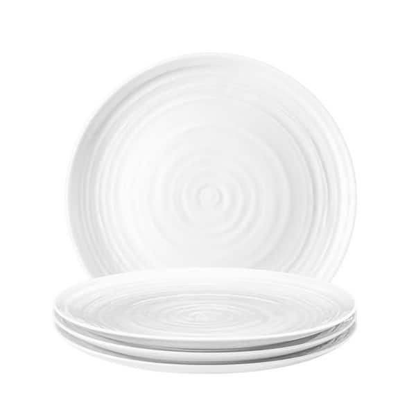 Seltmann Weiden Terra Plate 8.8 in. White, (Set of 4)
