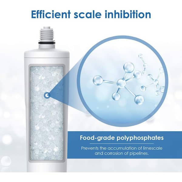 AP431 Replacement Filter for Aqua-Pure AP431 Hot Water Scale Inhibitor for AP430SS, Prevent Scale Accumulation, 6 Packs