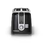 BLACK DECKER 2 Slice Black Toaster T2569B The Home Depot