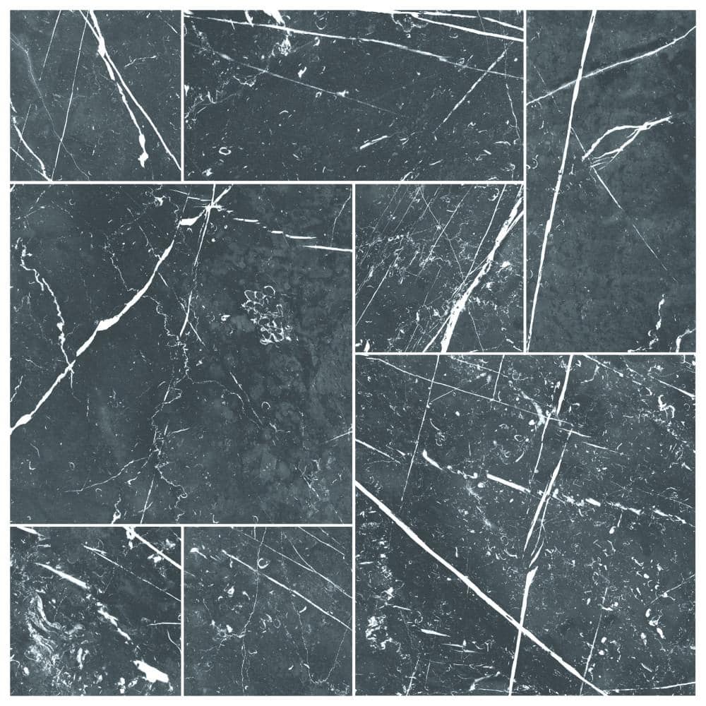 Timeless Marquina Natural Modular Kit 9-3/4 in. x 9-3/4 in. Porcelain Floor and Wall Take Home Tile Sample price history on PriceWatchPro