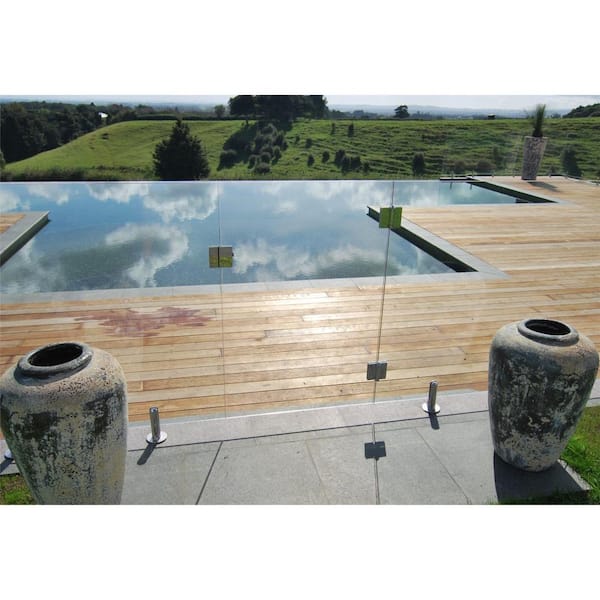 180° Stainless Steel Glass-to-Glass Magnetic Pool Gate Latch