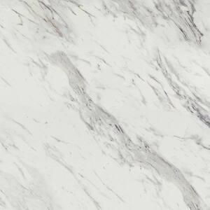 4 ft. x 12 ft. Laminate Sheet in Calcutta Marble with Premium Textured Gloss Finish