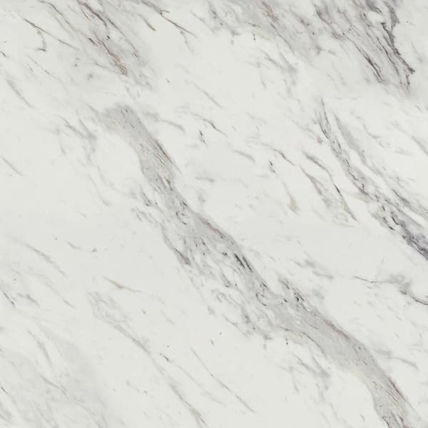 Wilsonart 4 ft. x 8 ft. Laminate Sheet in Calcutta Marble with Premium Textured Gloss Finish