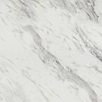 3 in. x 5 in. Laminate Sheet Sample in Calcutta Marble with Premium Textured Gloss Finish