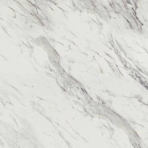 2 in. x 3 in. Laminate Sheet Sample in Calcutta Marble with Premium Textured Gloss Finish