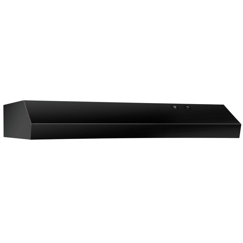 30 in. 220 CFM Under Cabinet Convertible Range Hood in Black  with Aluminum Filter price history on PriceWatchPro