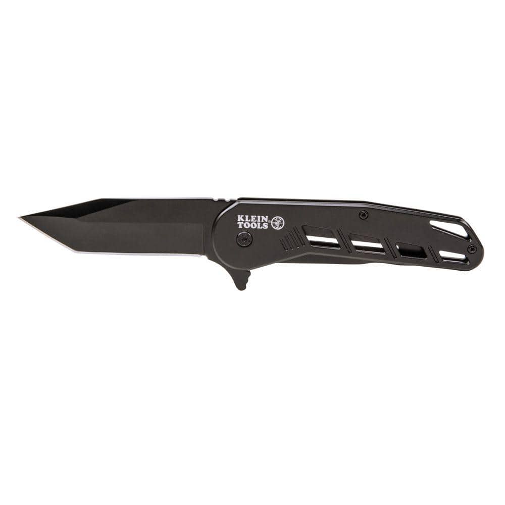 Klein Tools Bearing-Assisted Open Pocket Knife 44213 - The Home Depot