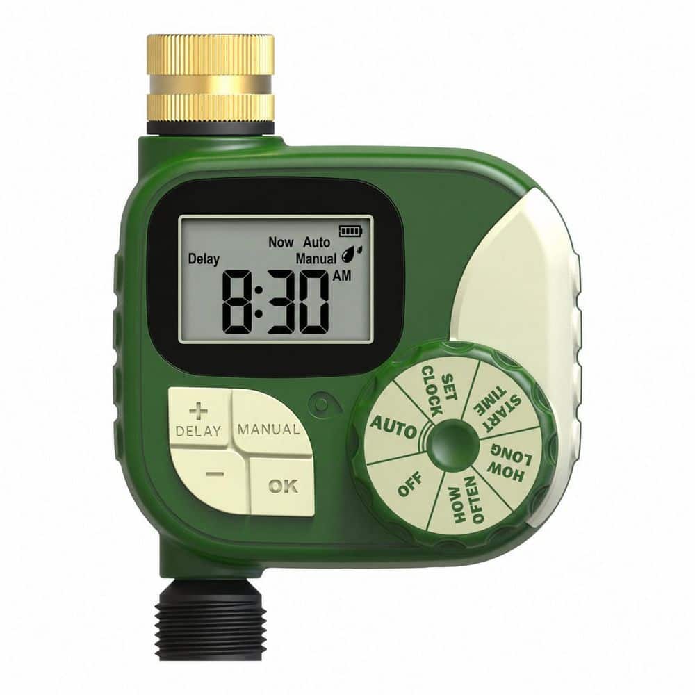Hose Timer with 360 Degree Brass Swivel Water Inlet, Waterproof Sprinkler Timer, Manual Rain Delay, 1 Outlet price history on PriceWatchPro