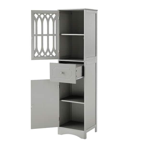  64 Tall Freestanding Bathroom Storage Cabinet with