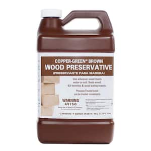 Copper-Green 1 gal. Brown Wood Preservative