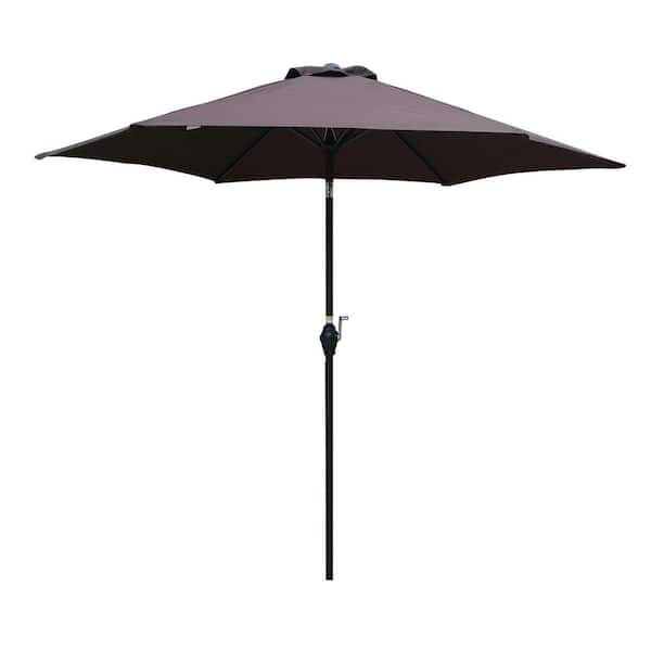 TIco Umbrella Diameter in Whole Feet Followed By 9 ft. Market Patio Umbrella in Chocolate