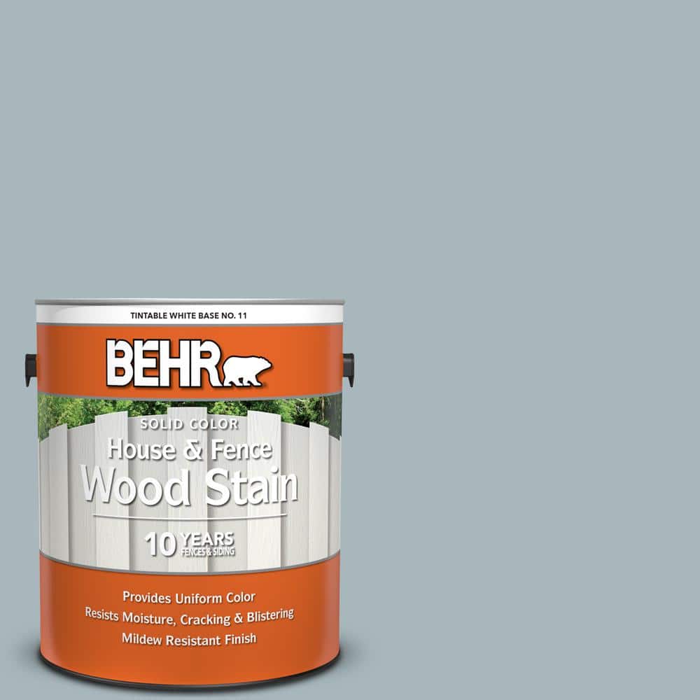 1 gal. #N470-3 Half Sea Fog Solid Color House and Fence Exterior Wood Stain
