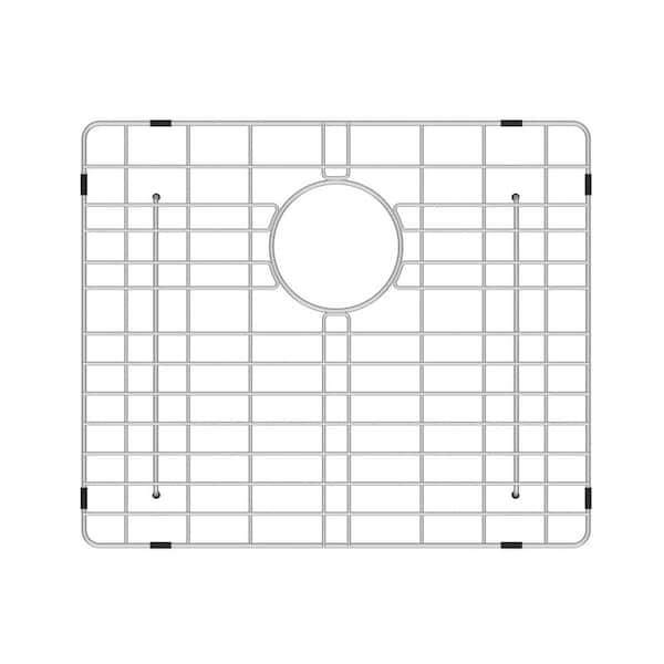 18.62 in. L x 15.59 in. W Stainless Steel Kitchen Sink Protective Brushed Bottom Grid For Stainless Steel Kitchen Sink