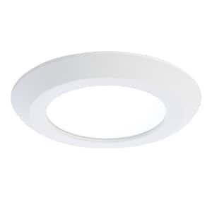 SLDSL6 Series 6 in. 2700K-5000K Selectable CCT Surface Integrated LED Downlight Recessed Light with White Round Trim
