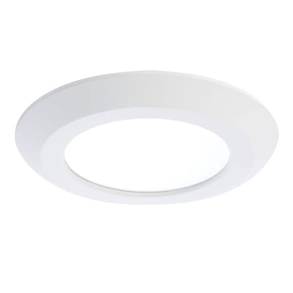 HALO SLDSL6 6 in. Adjustable CCT Canless IC Rated Dimmable Indoor Integrated LED Recessed Light Trim