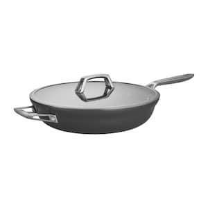 Motion Hard Anodized 13 in. Aluminum Nonstick Deep Frying Pan