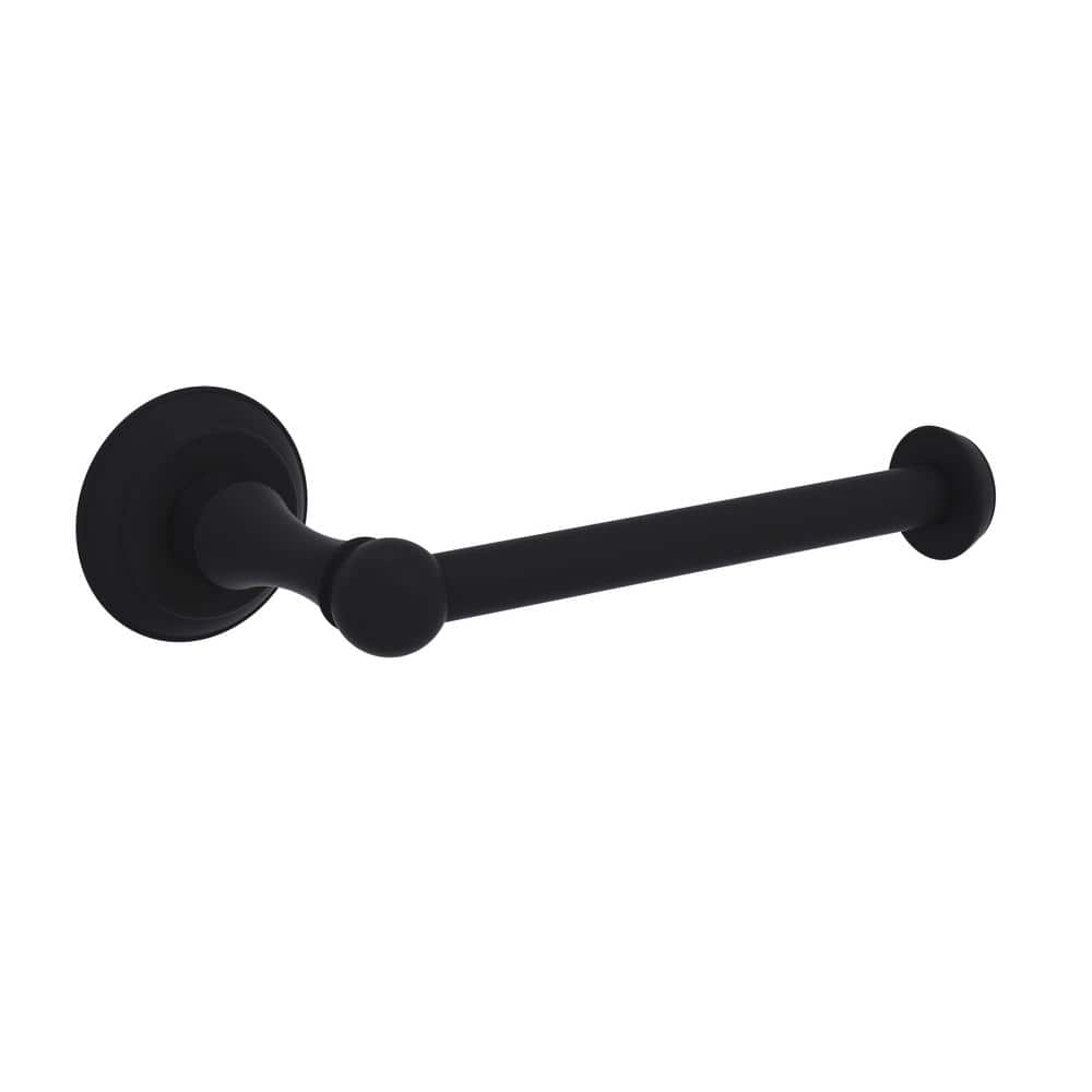 Matte Black Brass Wall Mounted Toilet Paper Holder