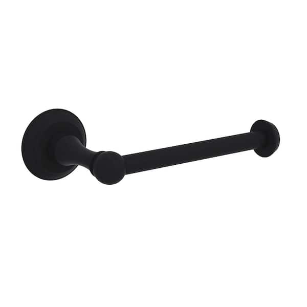Allied Brass Essex Euro Style Toilet Paper Holder in Matte Black