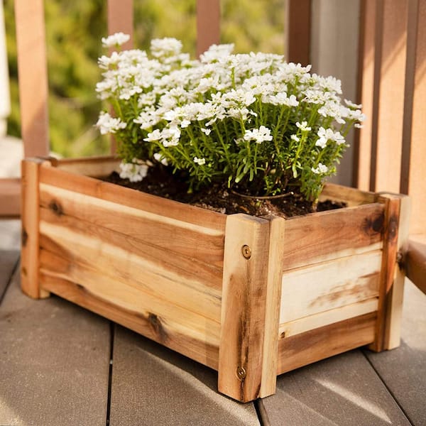 Wood Boxes For Centerpieces Rectangular Succulent Planter Plant Container  Box Organizer Vintage Rustic Planter Pot 
