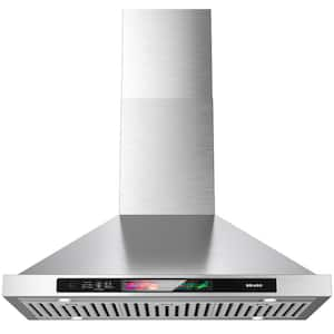 30 in. 900 CFM Convertible Wall Mount Range Hood in Stainless Steel and Voice/Gesture/Touch Control