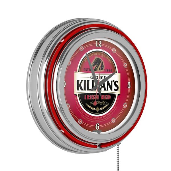 Trademark 14 in. George Killian's Neon Wall Clock