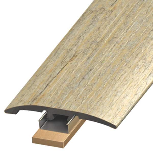 Deco Products SlimTrim Caribbean Beach 0.25 in. Thick x 2 in. Wide x 94 in. Length Reducer, End Cap and T-Molding