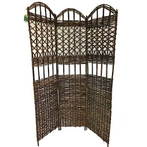 54 in. W x 72 in. H 18 in. per panel 3-Panel Willow Sceen Sets