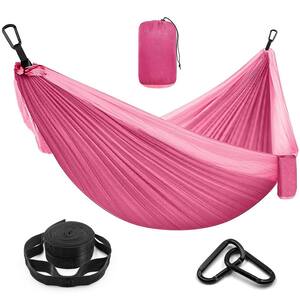 Camping Hammock Bed with Portable and Tree Straps for Indoor, Outdoor Backpacking, Travel, Hiking and Beach (1-Pack)