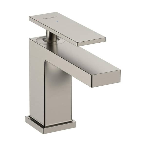 Hansgrohe Tecturis E Single Handle Single Hole Bathroom Faucet in Brushed Nickel