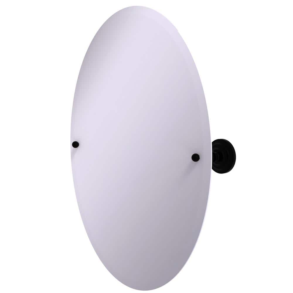 Allied Brass Prestige 21 in. W x 28 in. H Frameless Oval Beveled Edge